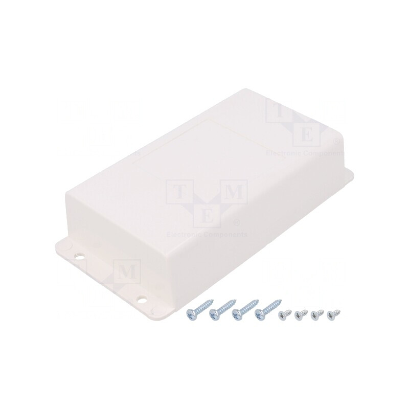 Carcasă universală ABS albă 69x133x30mm | Electronic-mag.ro | Componente Electronice