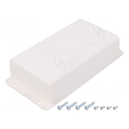Carcasă universală ABS albă 69x133x30mm | Electronic-mag.ro | Componente Electronice