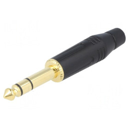 Mufă Jack 6,3mm Stereo Cablu Lipire