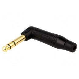 Mufă Jack 6,3mm Tată Stereo 90° pe Cablu | Electronic-mag.ro | Componente Electronice