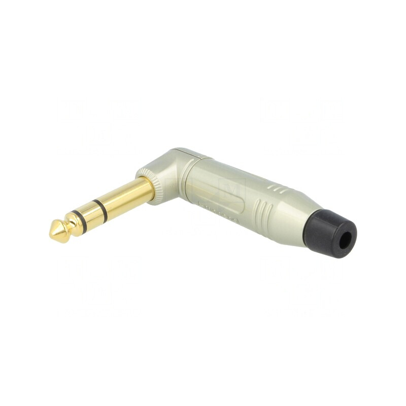 Mufă Jack 6,3mm Stereo Unghi 90° | Electronic-mag.ro | Componente Electronice