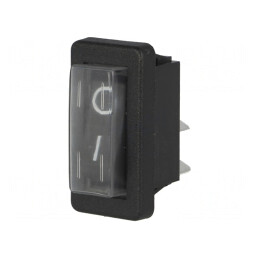 ROCKER SPST ON-OFF 16A 250VAC Neagră | Electronic-mag.ro | Componente Electronice