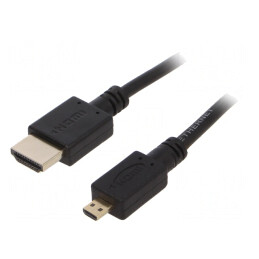 Cablu HDMI 2.0 Micro HDMI 1.8m Negru | Electronic-mag.ro | Componente Electronice