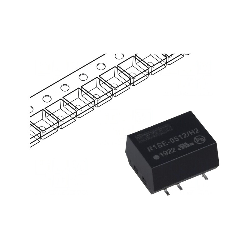 Convertor DC/DC 1W 5V la 12V SMD | Electronic-mag.ro | Componente Electronice