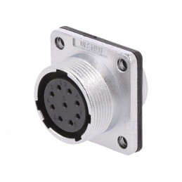 Soclu WS Mamă 9 Pin Montare Panou | Electronic-mag.ro | Componente Electronice