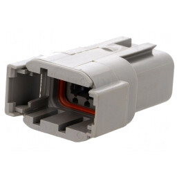 Conector DTM 8-Pin Gri IP68 | Electronic-mag.ro | Componente Electronice
