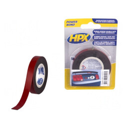 Bandă de Fixare Dublă Față 12mm x 2m Antracit | Electronic-mag.ro | Componente Electronice