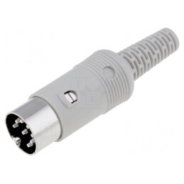 Mufă DIN 8-Pin 262° Drept pe Cablu | Electronic-mag.ro | Componente Electronice