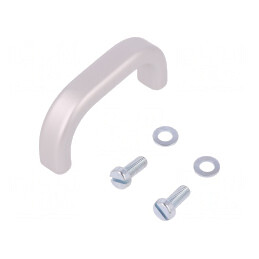Manetă Aluminiu Gri 29mm 63mm 12mm | Electronic-mag.ro | Componente Electronice