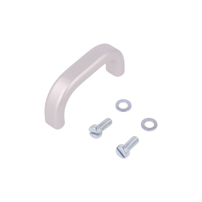 Manetă Aluminiu Gri 29mm 63mm 12mm | Electronic-mag.ro | Componente Electronice