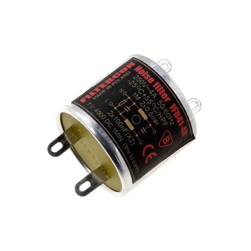 Filtru Anti-Interferențe Alimentare 100nF 0,5mH | Electronic-mag.ro | Componente Electronice