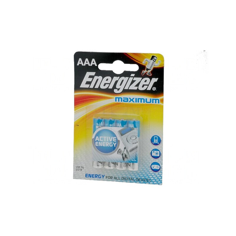 Baterii alcaline AAA 1,5V neîncărcabile 4 buc Maximum | Electronic-mag.ro | Componente Electronice