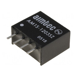 Convertor DC/DC 1W 12V la 3.3V 300mA | Electronic-mag.ro | Componente Electronice