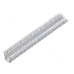 Profil LED Aluminiu Încastrat 1m DEEP10 Natural | Electronic-mag.ro | Componente Electronice