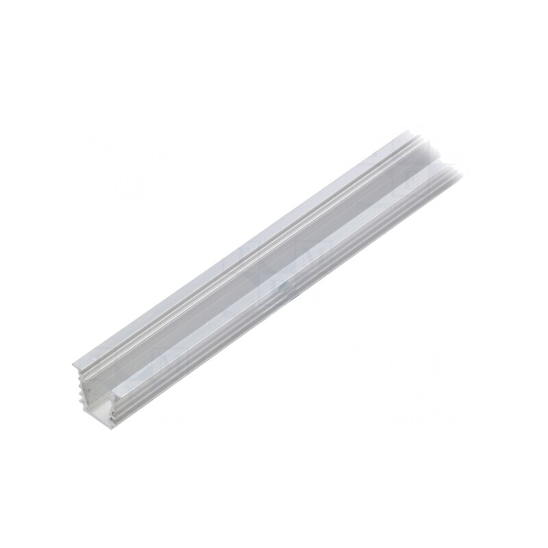 Profil LED Aluminiu Încastrat 1m DEEP10 Natural | Electronic-mag.ro | Componente Electronice