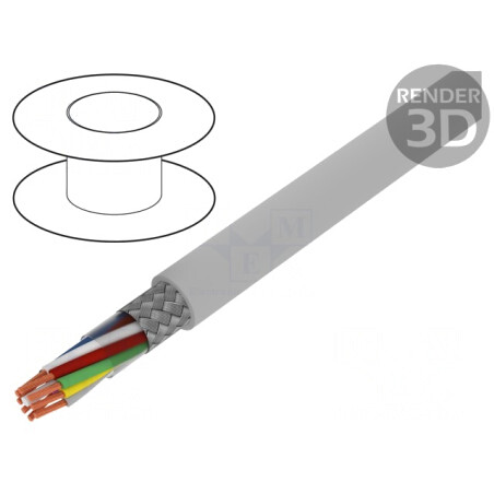 Cablu Ecranat Li2YCY-TP 4x2x0,5mm2 Cupru Cositorit | Electronic-mag.ro | Componente Electronice