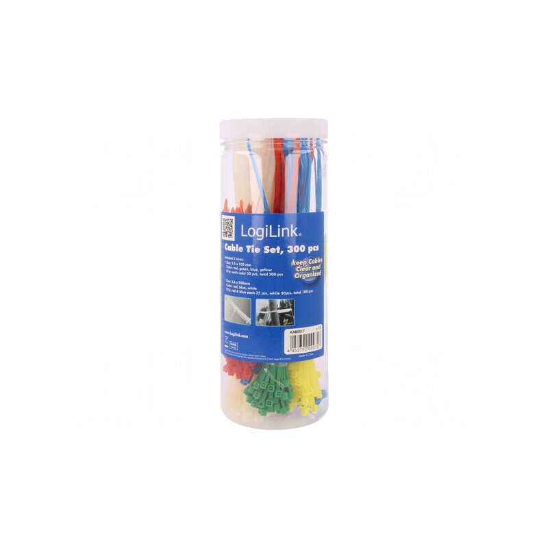 Colier strângere poliamidă 300 bucăți UL94V-2 | Electronic-mag.ro | Componente Electronice