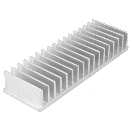 Radiator extrudat cu aripioare 50x150x25mm brut | Electronic-mag.ro | Componente Electronice
