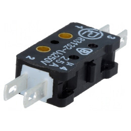 Microîntrerupător SNAP ACTION 2,5A 250VAC | Electronic-mag.ro | Componente Electronice