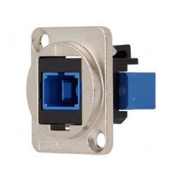 Conector Duplex Fibră Optică Monomod Metalic | Electronic-mag.ro | Componente Electronice