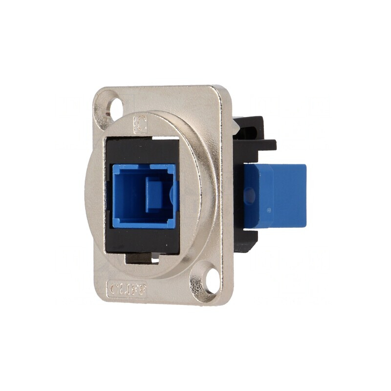 Conector Duplex Fibră Optică Monomod Metalic | Electronic-mag.ro | Componente Electronice