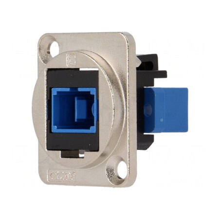 Conector Duplex Fibră Optică Monomod Metalic | Electronic-mag.ro | Componente Electronice