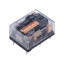 Releu electromagnetic SPST-NO 12VDC 10A 250VAC | Electronic-mag.ro | Componente Electronice