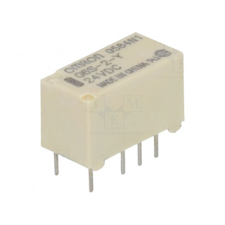 Releu Electromagnetic DPDT 24VDC 2A | Electronic-mag.ro | Componente Electronice