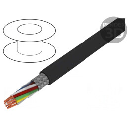 Cablu ecranat Li-2YCYv 4x2x0,34mm2 cu tresă cupru cositorit | Electronic-mag.ro | Componente Electronice