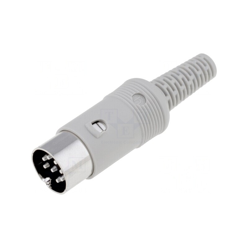 Mufă DIN 8 PIN 270° pe Cablu Lipire | Electronic-mag.ro | Componente Electronice