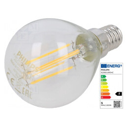 Lampă LED E14 470lm 4,3W 2700K Alb Cald