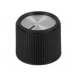 Buton Rotativ Aluminiu Termoplast 6mm | Electronic-mag.ro | Componente Electronice