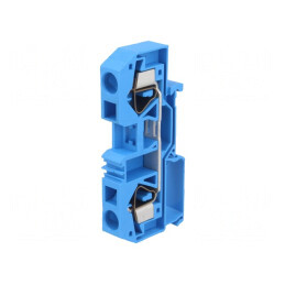 Conector de îmbinare pentru șine 0,2-16mm² 2 borne albastru | Electronic-mag.ro | Componente Electronice