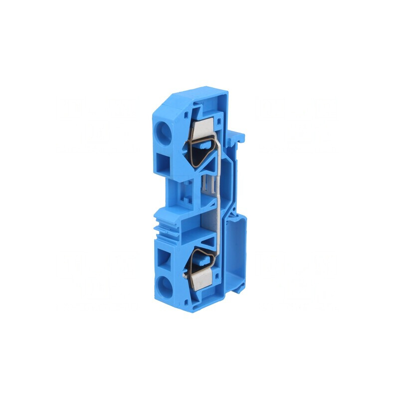 Conector de îmbinare pentru șine 0,2-16mm² 2 borne albastru | Electronic-mag.ro | Componente Electronice