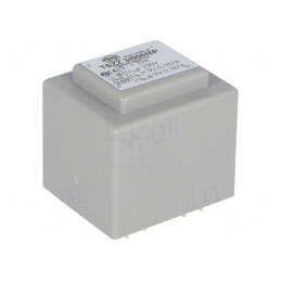 Transformator încapsulat 3VA 230V 2x9V 160mA PCB | Electronic-mag.ro | Componente Electronice