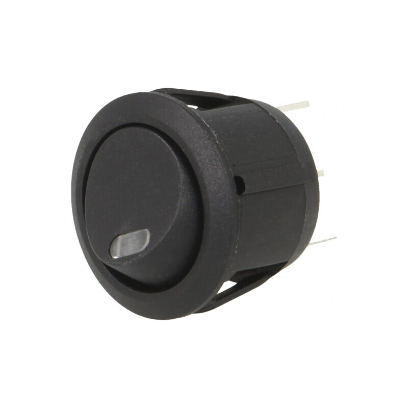 Comutator Rocker SPST ON-OFF 20A/14VDC cu LED Negru | Electronic-mag.ro | Componente Electronice