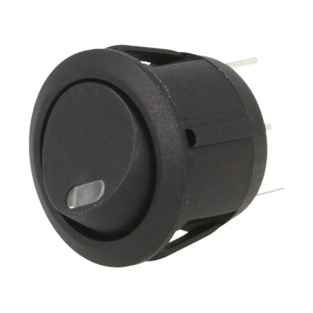 Comutator Rocker SPST ON-OFF 20A/14VDC cu LED Negru | Electronic-mag.ro | Componente Electronice