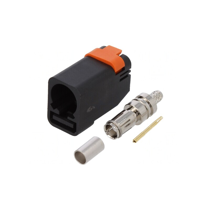 FAKRA Mamă Mufă Crimpat Polarizare Jet Black | Electronic-mag.ro | Componente Electronice
