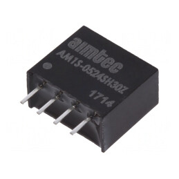 Convertor DC/DC 1W 5V la 24V 50mA SIP4 | Electronic-mag.ro | Componente Electronice