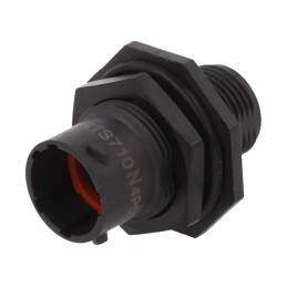 Conector Circular Soclu Panou cu Piuliță Frontală | Electronic-mag.ro | Componente Electronice