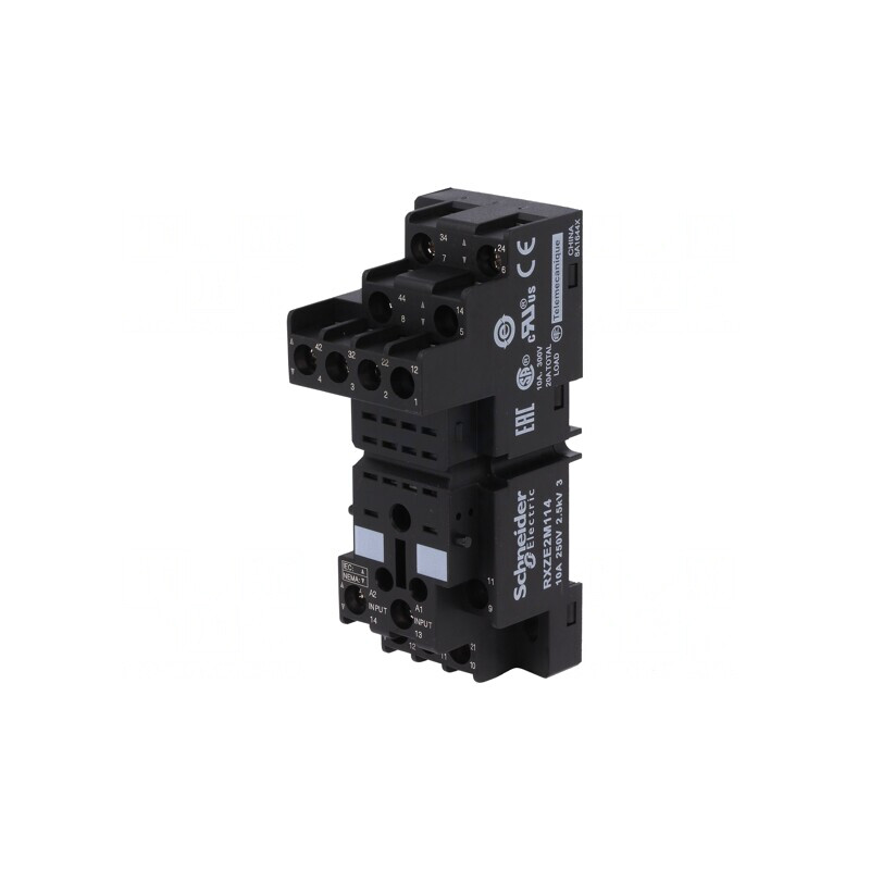 Stativ Relee pentru Șină DIN 10A 250VAC | Electronic-mag.ro | Componente Electronice