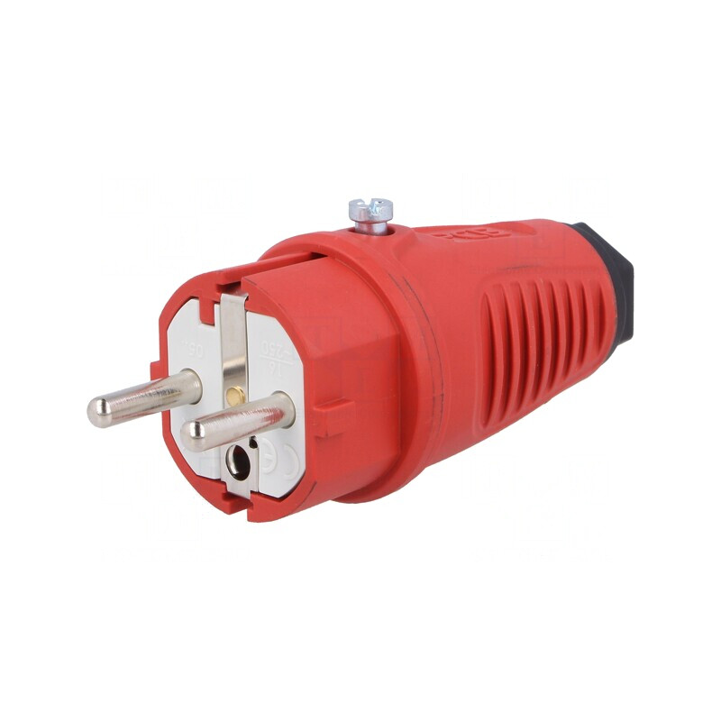 Conector Alimentare AC 2P PE 250VAC 16A Cablu | Electronic-mag.ro | Componente Electronice