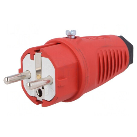Conector Alimentare AC 2P PE 250VAC 16A Cablu | Electronic-mag.ro | Componente Electronice