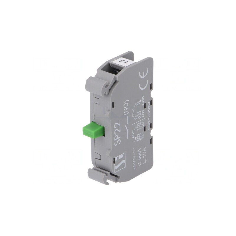 Element de Contact 22mm NO 2,5A 230VAC 4A 24VDC | Electronic-mag.ro | Componente Electronice