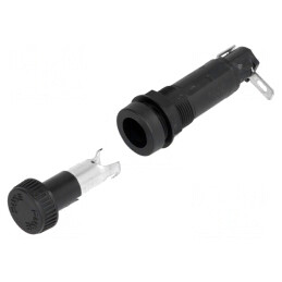 Clemă siguranțe cilindrice 10A 250V | Electronic-mag.ro | Componente Electronice