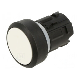 Comutator Alb Apăsare 22mm | Electronic-mag.ro | Componente Electronice