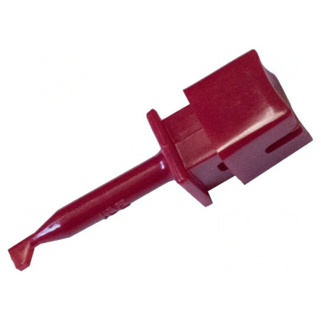 Clips de Măsurare cu Cârlig 10A Roșu 1kV 44mm | Electronic-mag.ro | Componente Electronice