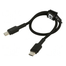 Cablu USB C 0.3m Negru 480Mbps | Electronic-mag.ro | Componente Electronice