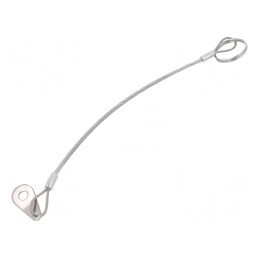 Cablu de Asigurare PVC Oțel Inoxidabil 200mm | Electronic-mag.ro | Componente Electronice