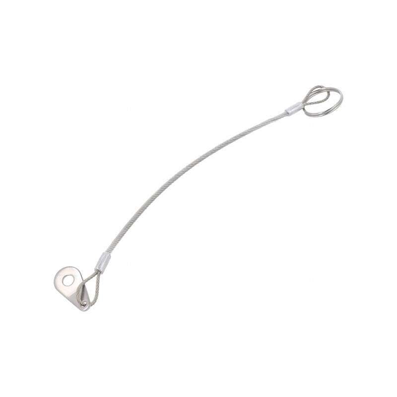 Cablu de Asigurare PVC Oțel Inoxidabil 200mm | Electronic-mag.ro | Componente Electronice
